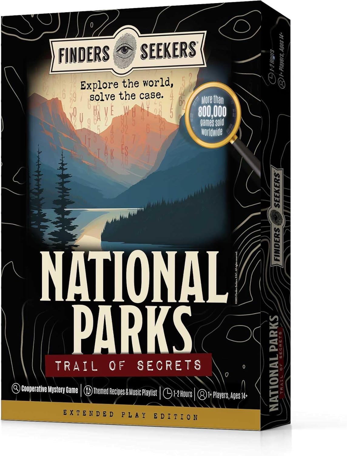 Escape Room Game for Adults – National Parks Mystery Adventure, Solve the Case at Home, Puzzle & Detective Game, Escape Room in a Box, 1–8+ Players