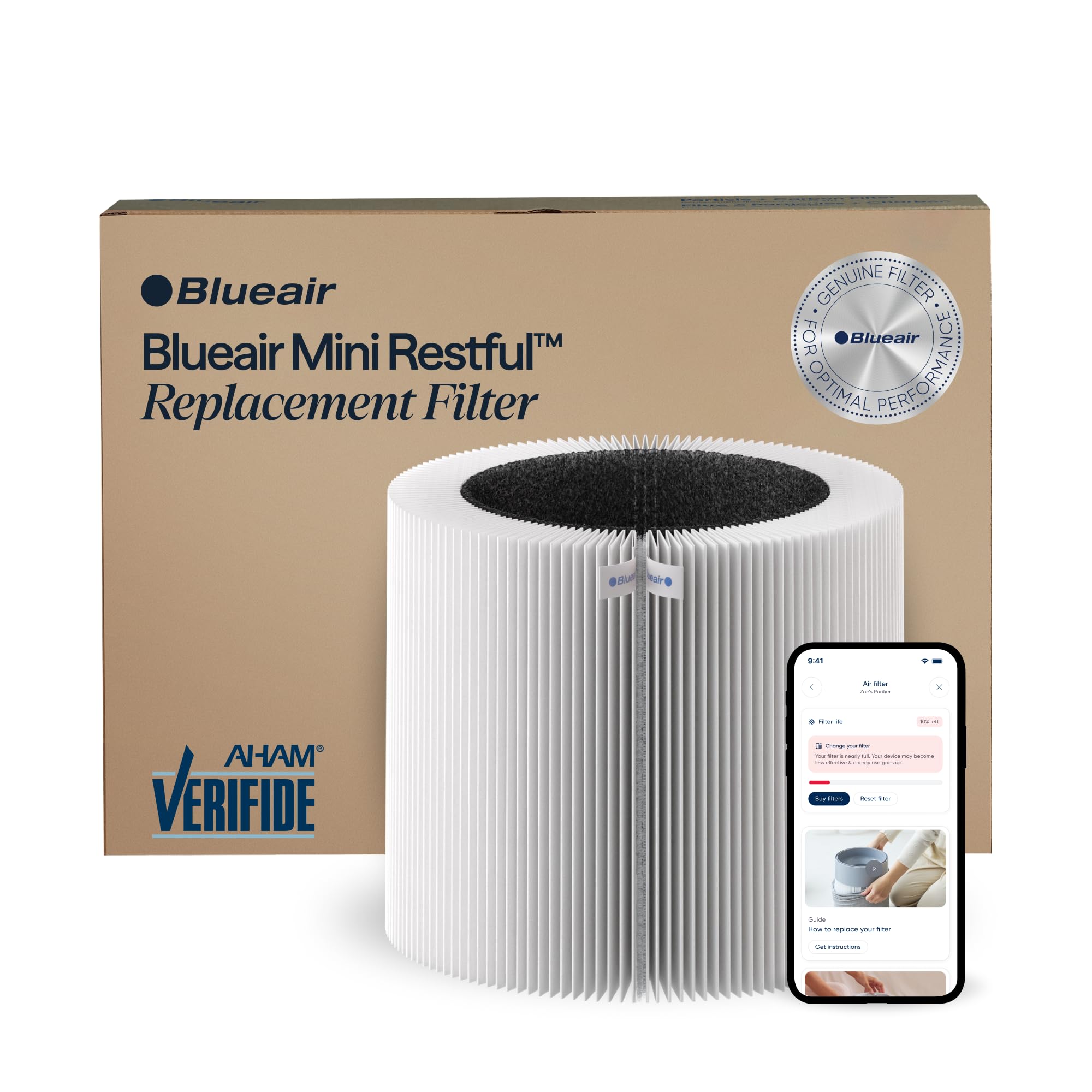 Blueair Genuine Replacement Filter for Mini Restful Air Purifier