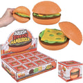 Rhode Island Novelty 3" Squish and Stretch Hamburger (1 Per Order, Style May Vary)