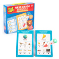 Educational Insights Hot Dots First Grade Essentials: Reading & Math Workbook - 1st Grade Workbooks with Interactive Pen, Homeschool Learning Activities, Build Reading Fluency and Math Skills, Ages 6+