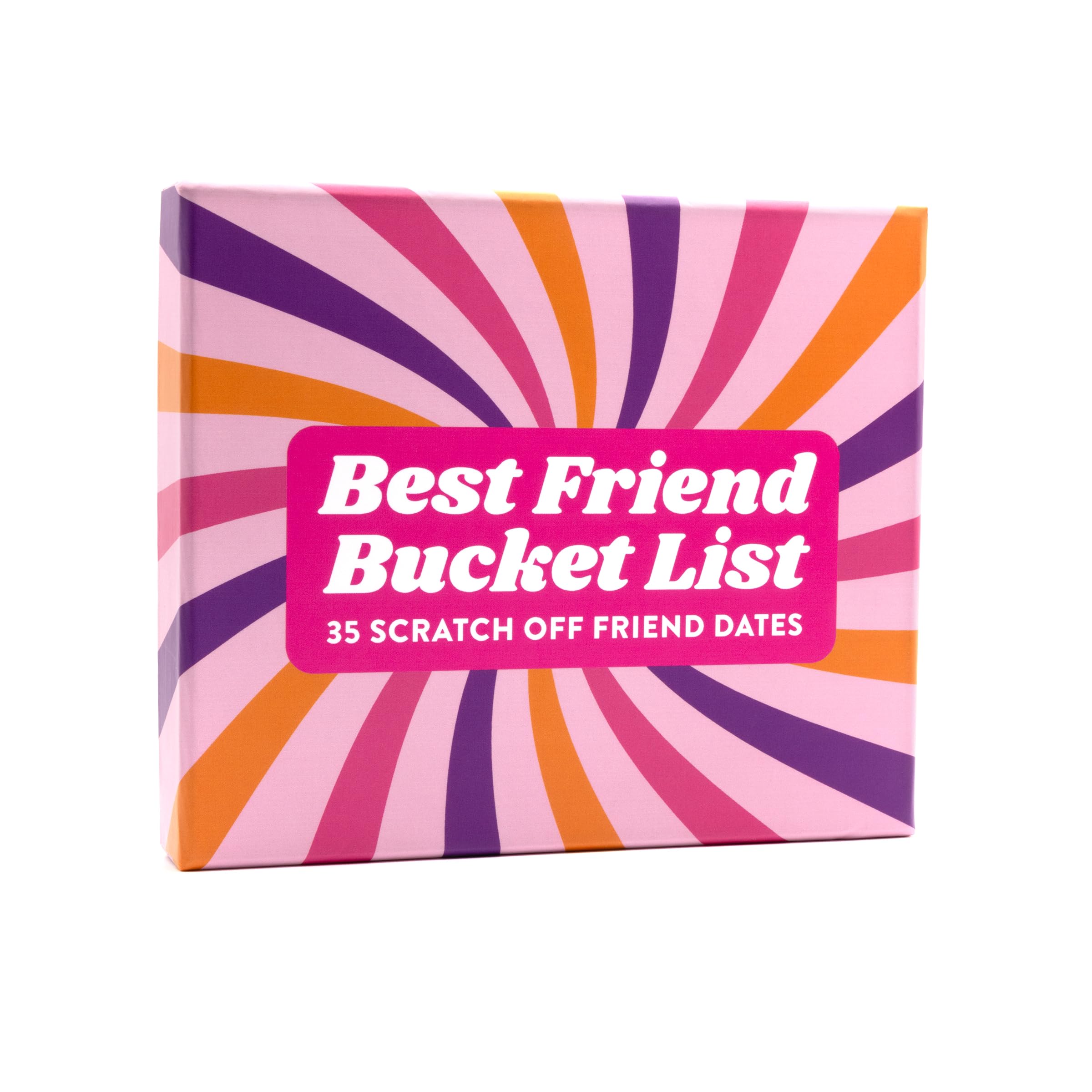 Happy Duo Best Friend Bucket List 35 Scratch Off Cards for Friends – Fun Adventure Date Ideas for Women, Besties & BFFs – Friendship Gift for Birthdays