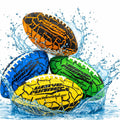 Wave Runner Water Football for Pool and Beach | Waterproof Football for Outdoor Games for Adults, Teens, and Kids - Lightweight Pool Toys, Easy Wet Grip, Outdoor Summer Toy
