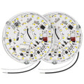 2 Pack LED Ceiling Fan Light Replacement Kit, Retrofit for Ceiling Lights, 15W 120V 5000K CRI90, Dimmable Engine for Pendant, Lantern
