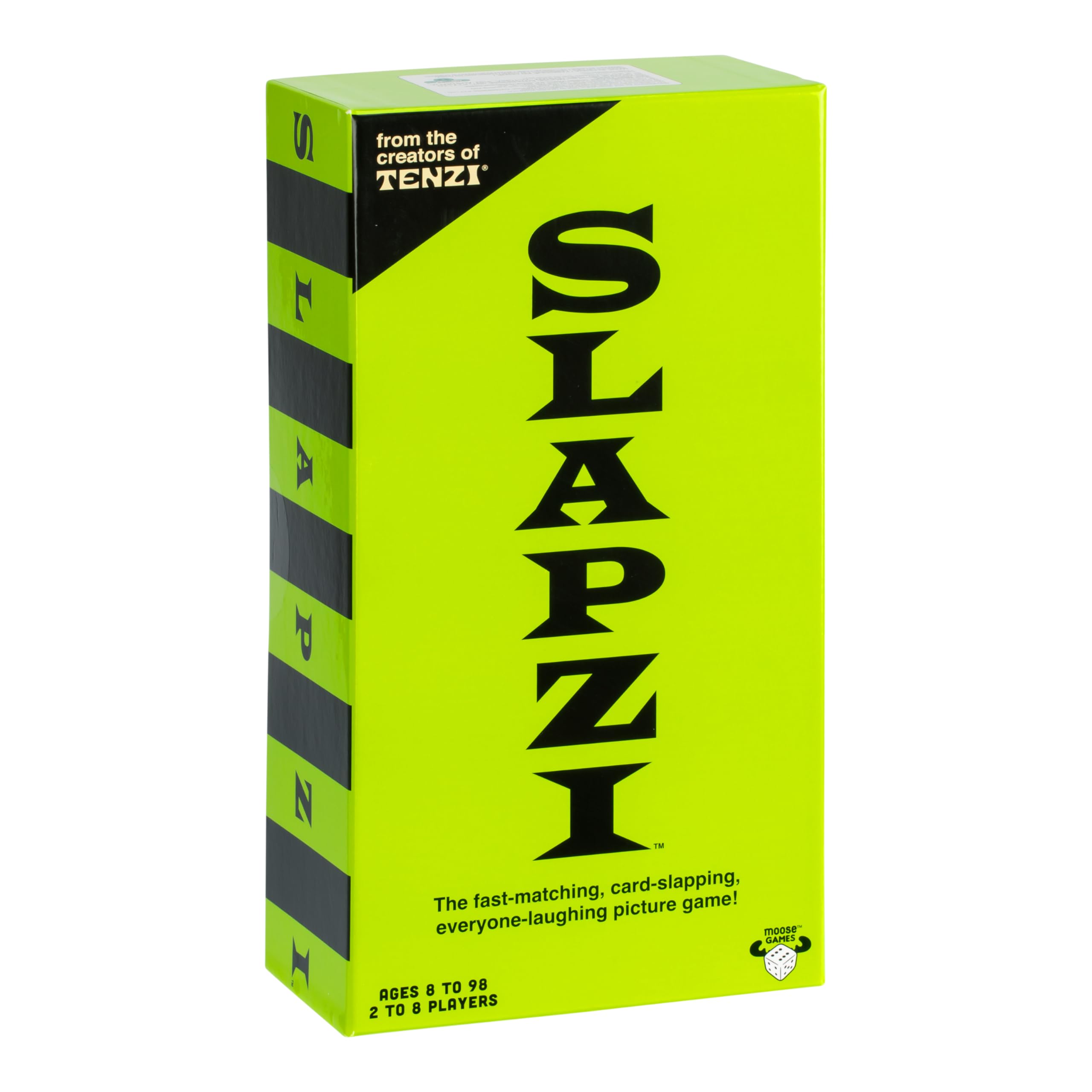 SLAPZI - The Fast-Matching, Card-Slapping Game, Match Picture to Clue and Slap Down Your Match, Fun and Easy, Perfect for Family Game Nights & Parties, for 2-8 Players, Ages 8+