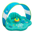 SwimSchool Infant Baby Pool Floats, Free Swimming, Super Buoyant – Ages 6-24 Months – Multiple Colors/Styles – Adjustable Canopies and Seats, Splash & Play Baby Floaties