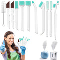 11 Pcs Humidifier Cleaner Brush Set, Crevice Cleaning Brush Small Detail Cleaning Brushes for Humidifiers, Keyboards, Tiles, Bottles & Tight Spaces | Portable Home/Travel Clean Tools