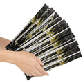 Soeos Disposable Chopsticks, 50 Pairs, 9 Inches Premium Chopsticks Disposable for Daily Use, BBQ & Parties, Disposable Bamboo Chopsticks (Black Packaging)
