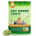 Cat Grass Treats, Cat Treats for Indoor Cats, Promotes Natural Hairball Passage, Reduce Plaque Build-Up Support Fresh Breath, Cats Dental Care Bites Kitten Snacks Training Biscuits, Catnip Flavour