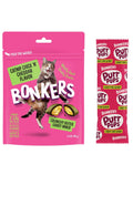 Bonkers Cat Treats, Catnip Chicken & Cheddar Flavor, Crunchy & Gooey, 6.3 oz with Catnip Purr Pop Sample