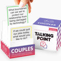 TALKING POINT CARDS - 200 Conversation Cards for Couples, Card Games for Date Night, Relationship Questions & Intimacy Building for Adults, Anniversary & Engagement Gifts, Couples Games
