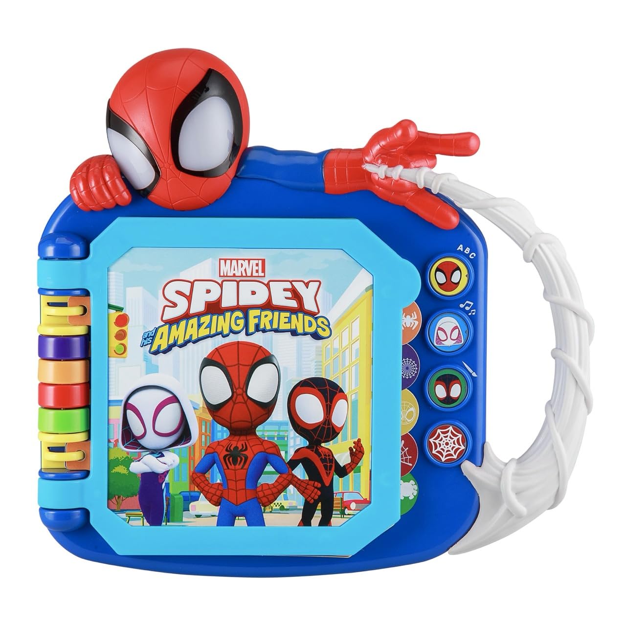 Spidey and His Amazing Friends Book, Toddler Toys with Built-in Preschool Learning Games, Educational Toys for Toddlers