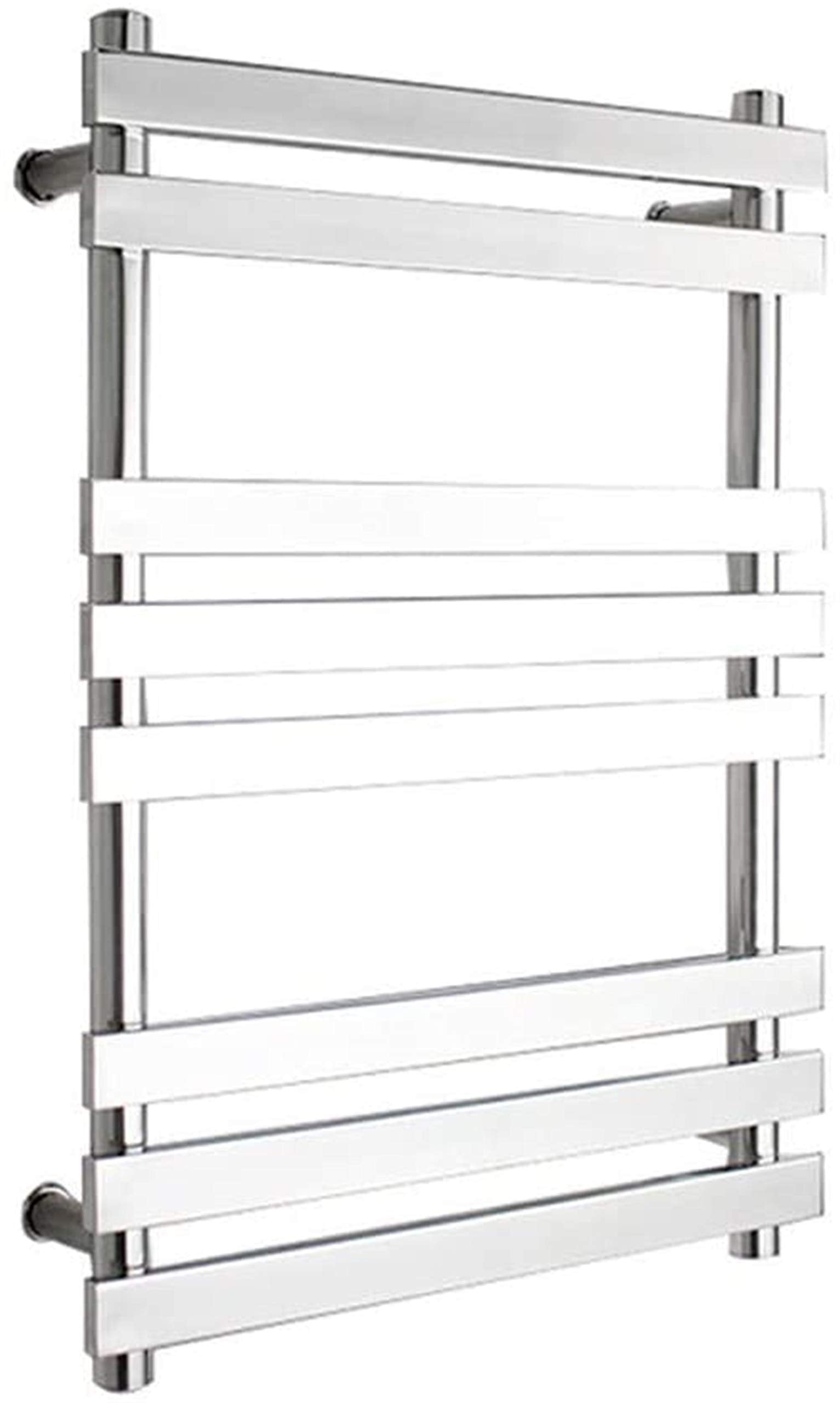 Bathroom Wall Heater Stainless Steel Towel Warmer, Wall Mounted Towel Warmer Drying Rack Electric Heated Towel Rack Hot Towel Rail with 8 Square Bars for Bathroom, 20" Wx 29" H,Har