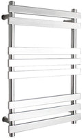Bathroom Wall Heater Heated Towel Rack Electric Heated Towel Warmer Stainless Steel WallMounted Hot Towel Rack 67 Watt Polished Chrome Finished for Bathroom Plug in (Size : Hard ()
