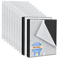 PR1 Replacement Filter Compatible with Mooka PR1 Air Filter for Home Large Room up to 2200sq.ft, High-Efficiency Air Filter with 8Pcs Washable Filter for Dust Pet Smoke, 2 Packs