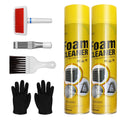 AC Coil Cleaner Kit, Include 2 for Coil Cleaner, 3-Piece Set of Air Conditioner Condenser Fin Cleaning Brush Coil Cleaning Brush
