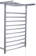 Heated Towel Rail Rails Towel Warmer,Towel Heater, Electric Towel Rack Waterproof Wall-Mounted 304 Stainless Steel Curved Towel Rack Home Bathroom Accessories