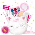 ULOVEME Talc Free Safe Makeup for Girls 4-6 with Small Coin Purse(5.5x5.25in) -My First Makeup Set - Hypoallergenic, Washable, Real, Non Toxic- Princess Dress Up Toys (White Umicorn v2)