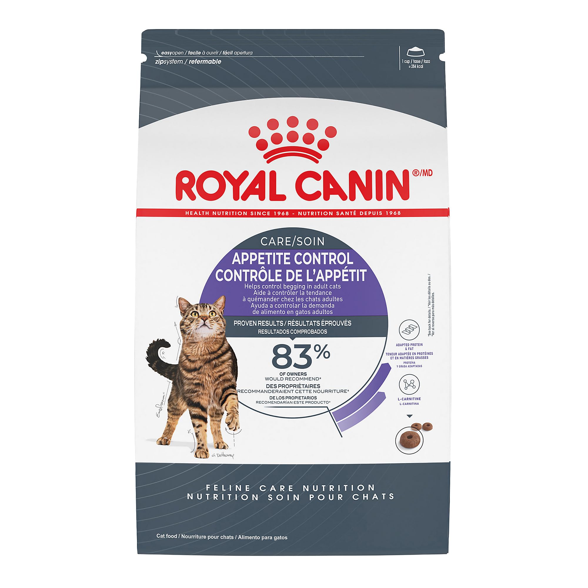 Royal Canin Feline Care Nutrition Appetite Control Care Adult Dry Cat Food, 6 lb Bag