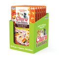 INABA Churu Fun Bites for Cats, Soft & Chewy Cat Treats with Taurine, 0.42 Ounces Each Tetra, 18 Tetras (3 per Bag), Chicken Recipe