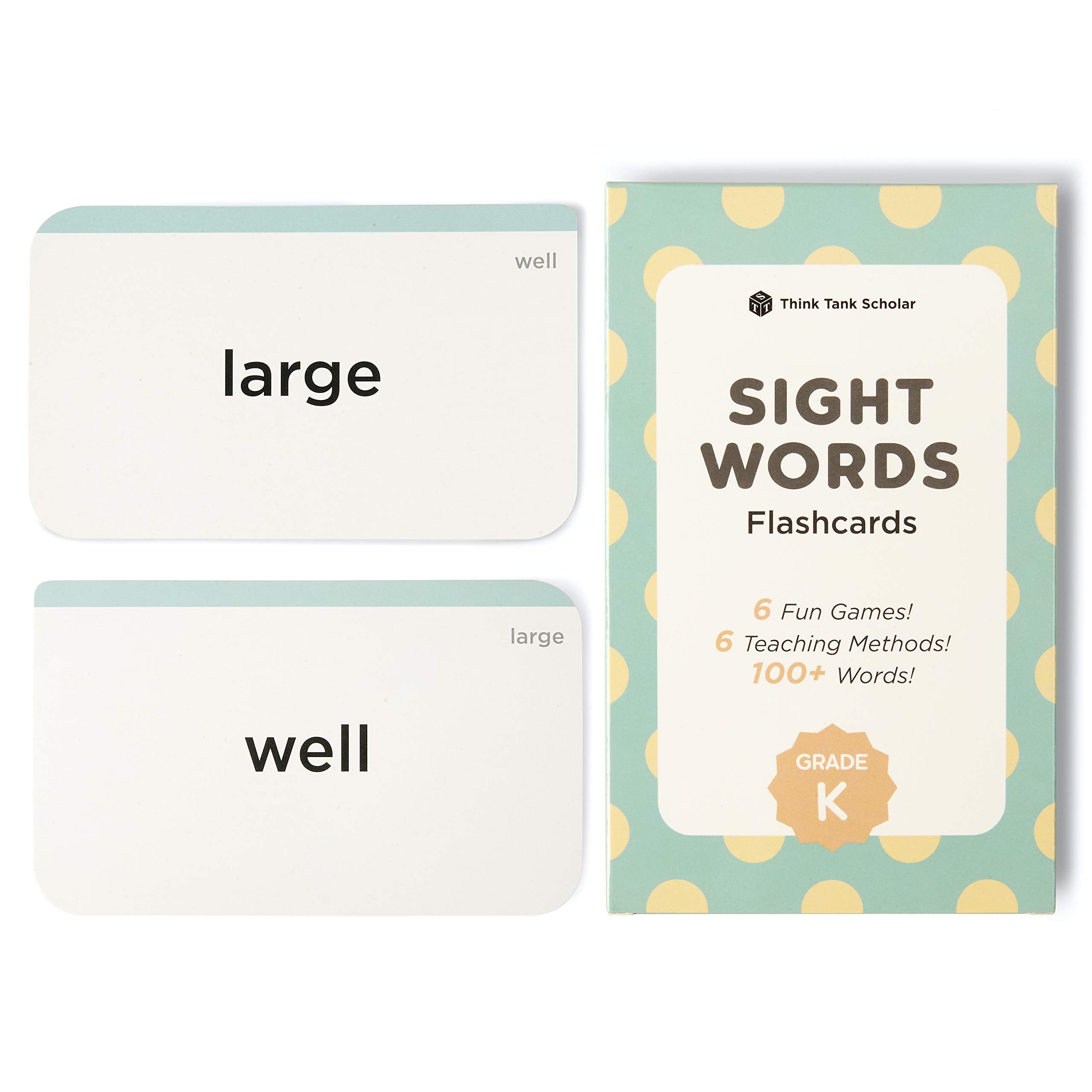 Award-Winning Kindergarten Sight Words Flash Cards – 100+ Dolch & Fry High-Frequency Words – Fun Learning for Ages 4–7 – Preschool, Homeschool & Classroom