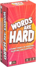 Lost Boy Entertainment Words are Hard - Party Games - Family Card Games - for Kids 8 and up - for Adults - Family Game Night - Travel Game - Creators of Piles!
