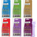 Fussie Cat Super Premium Cat Treats in Goat Milk Puree, lickable cat Treats,6 Packs of 4-0.5oz Tubes, Variety Flavor Pack of 6 Flavors + Freeding Spoon