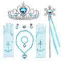T-Trees Princess Dress Up Jewelry Dress Up Set for Girls Jewelry Accessories with Crowns, Necklaces, Wands, Rings, Earrings Bracelets(7pcs) …