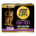 Purina Tidy Cats Performance Plus Tidy Feet Cat Litter, Scented Low Tracking Clumping Multi-Cat Odor Control with Clean Linen Scent, 22 lb. Box