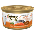 Purina Fancy Feast Wet Cat Food Pate Gourmet Naturals Wild Alaskan Salmon Recipe - (Pack of 12) 3 oz. Cans