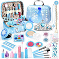 INNOCHEER Kids Makeup Kit for Girls, Frozen Makeup Set, Real Washable Makeup Kit, Birthday Christmas Princess Gifts for Girls Kids Toddlers Age 3 4 5 6 7 8 9 10 11 12 Year Old