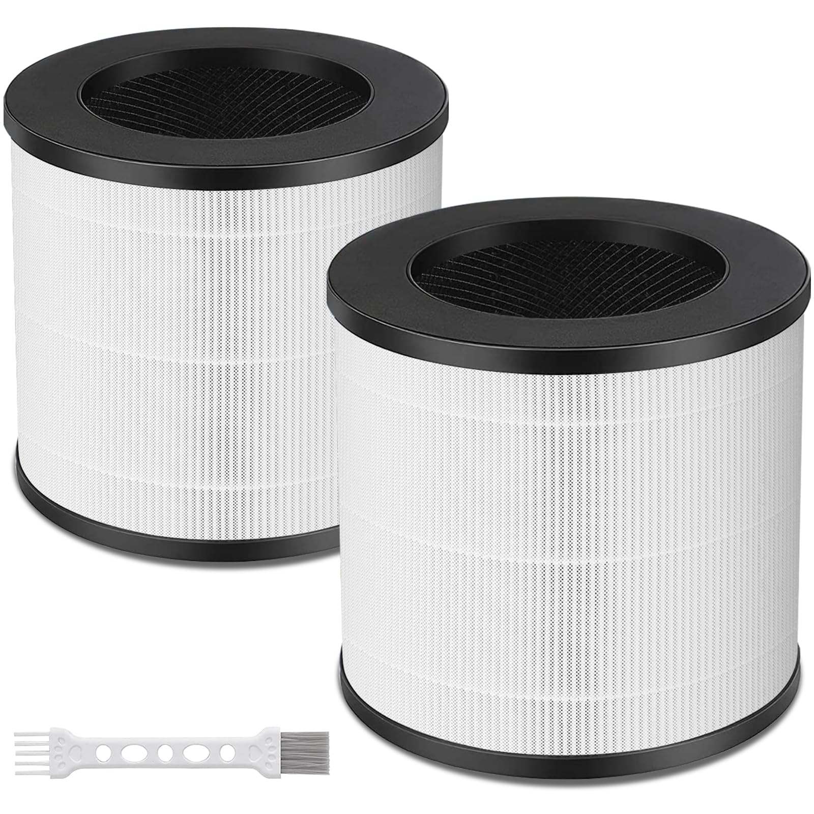 MA14 Replacement Filter Compatible with MA14/14B/14W Air Purifier | 3-in-1 Premium Filtration, Activated Carbon Filter for Smoke, Pet, Remove 99.97% of 0.3 Micron Particle, 2 Pack