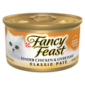 Purina Fancy Feast Tender Chicken and Liver Feast Classic Grain Free Wet Cat Food Pate - (Pack of 24) 3 oz. Cans
