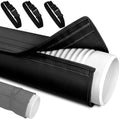 Portable AC Hose Insulation Sleeve - Insulated Wrap for 5"-5.9" Exhaust Hoses | 3 Adjustable Buckle Straps for Easy Install | Waterproof, Durable, Heat Reducing & Energy Saving | Black