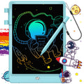 FLUESTON LCD Writing Tablet for Kids, 10 Inch Doodle Board, Colorful Drawing Pad for Toddler, Educational Travel Toy Gifts for 3-8 Year Old Girls Boys, Erase Lock Writing Board