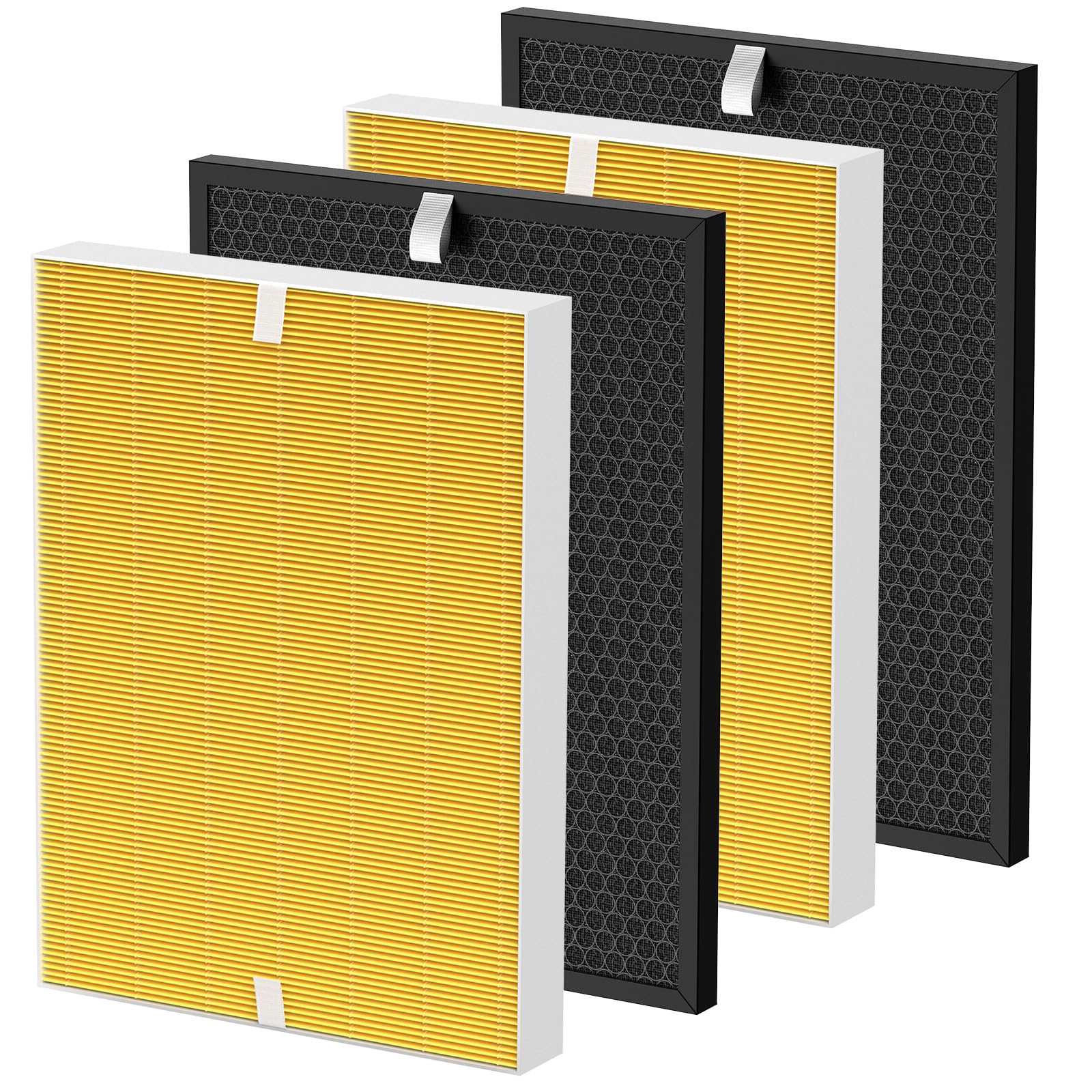 116130 Pet Care Replacement Filter for Winix 5500-2 and AM80 Plasmawave Air Purifiers, Powerful Filter Set with Activated Carbon for Pet Hair, Dander & Odor, 2 Sets