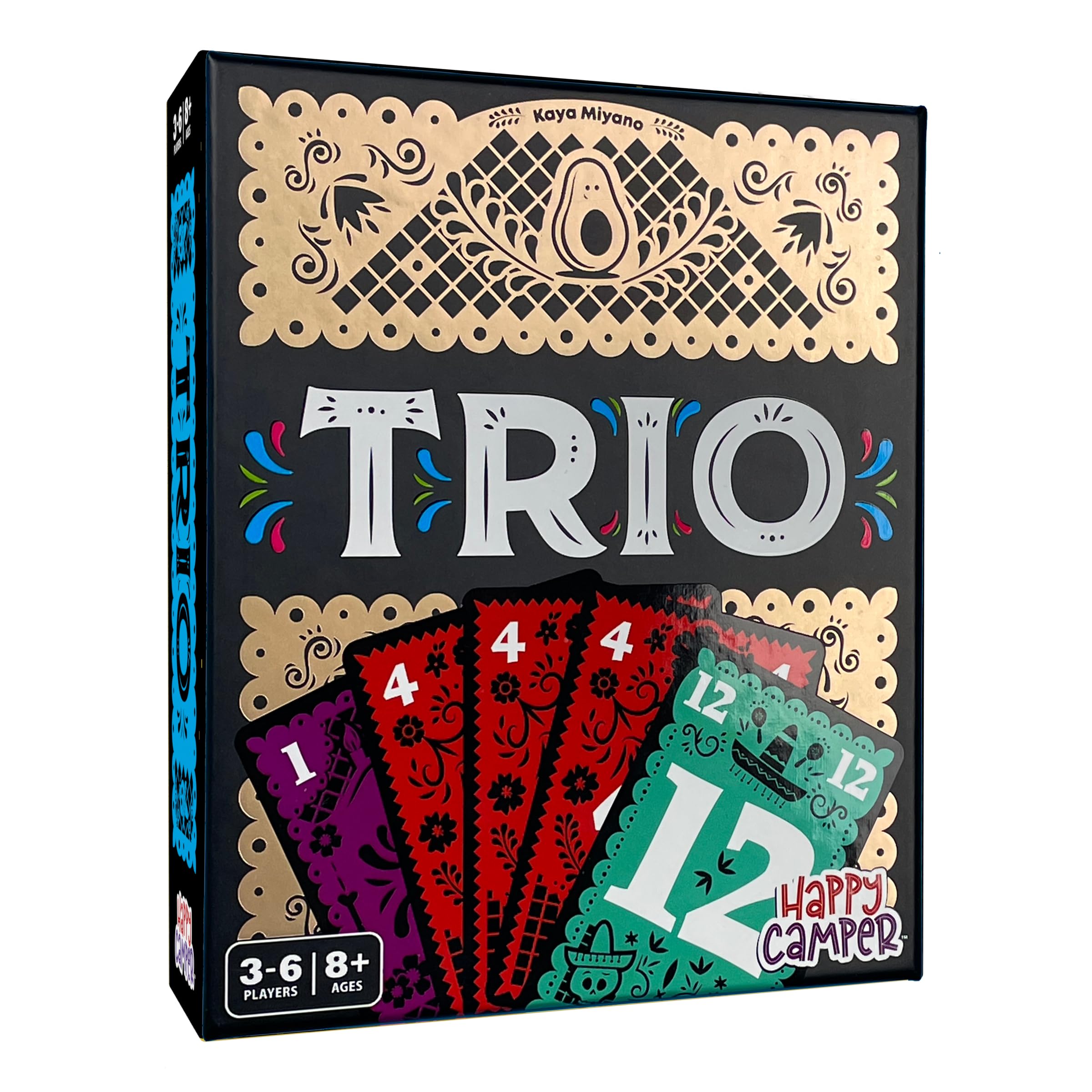 Happy Camper - Trio | Hottest New Family Game | Award-Winning | Game-of-The-Year | Perfect Summer Travel Game | Great Party Game | 3-6 Players | Ages 8+