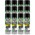 Leak Saver Foam Blaster AC Coil Cleaner Foam Spray | HVAC Coil Cleaner for AC Unit | Professional Deep-Penetrating Formula for Evaporator (No Rinse) & Condenser (Light Rinse) - 12 Pack