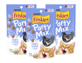 Purina Friskies Party Mix Cat Treats, Gravy-Licious Crunch with Turkey & Gravy Flavors, Crunchy Treats for Adult Cats, 2.1 Ounce Resealable Pouch (Pack of 3)