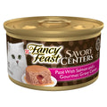 Purina Fancy Feast Savory Centers With Salmon Gourmet Wet Cat Food Pate With Gravy Center - (Pack of 24) 3 oz. Cans