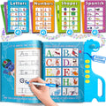 Curious 2 Learn ABC Learning for Toddlers | Learning Resources | English & Spanish Sound Book | Preschool Learning Activities | Educational Learning Toys | 4 Year Old Boy Birthday Gift