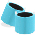2 Packs Mini Max AllergenBlock Replacement Filters Compatible with Blueair Blue Pure Mini Max Air Purifier, Premium Filter & Activated Carbon Filter, Part # FMINI, Blue