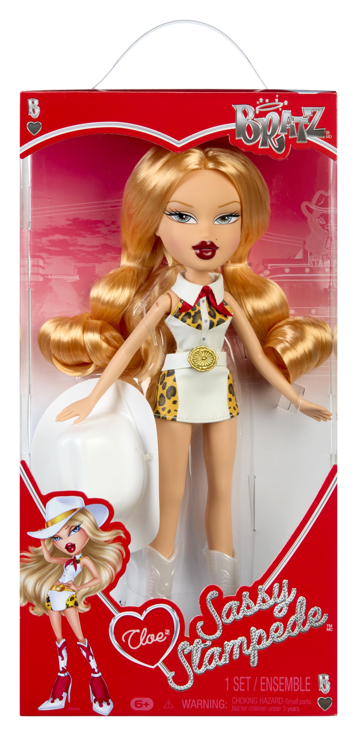 Bratz Sassy Stampede Cloe Fashion Doll with Accessories: Western, Cowgirl Style Clothes & Accessory Pieces