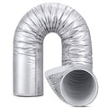 Upgraded Portable AC Hose Insulation Sleeve, 3 Layers Waterproof Air Conditioner Insulated Hose Cover Wrap with Aluminum Thermal Foil for 5" & 5.9" Dia Exhaust Vent Duct, Easy Installation, Silver