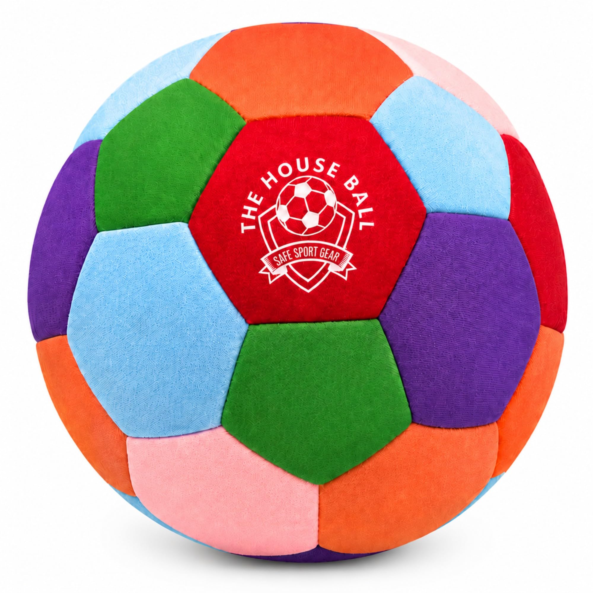 The House Ball - The Original Soft and Safe Indoor Soccer Ball Size 4 - Created for Inside Your Home and Yard - No Scuffs On Walls - Realistic Feel and Weight with a Shock Absorbing Exterior