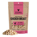 Vital Essentials Freeze Dried Cat Treats | Chicken Breast, Single Ingredient | Premium Quality | Grain Free, Healthy Treats for Cats, 4 oz Bag