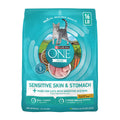 Purina ONE Sensitive Stomach, Sensitive Skin, Natural Dry Cat Food, +Plus Sensitive Skin and Stomach Formula - 16 lb. Bag