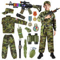Metemot Kids Army Costume for Boys, Military Army Costume with Army Toys, Solider Boy Dress up, Halloween Costumes for Boys…