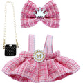 Clothes for LABUBU 17cm Doll (NO Doll),Outfit for LABUBU,Dress and Hairpin Set for LABUBU Dress Up,Accessories for LABUBU