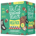 Tiki Cat Seafood Selects Variety Pack, High Protein with Real Flaked Fish, Wet Cat Food Mega Pack for Adult Cats, 2.8oz. Can (36 Count)