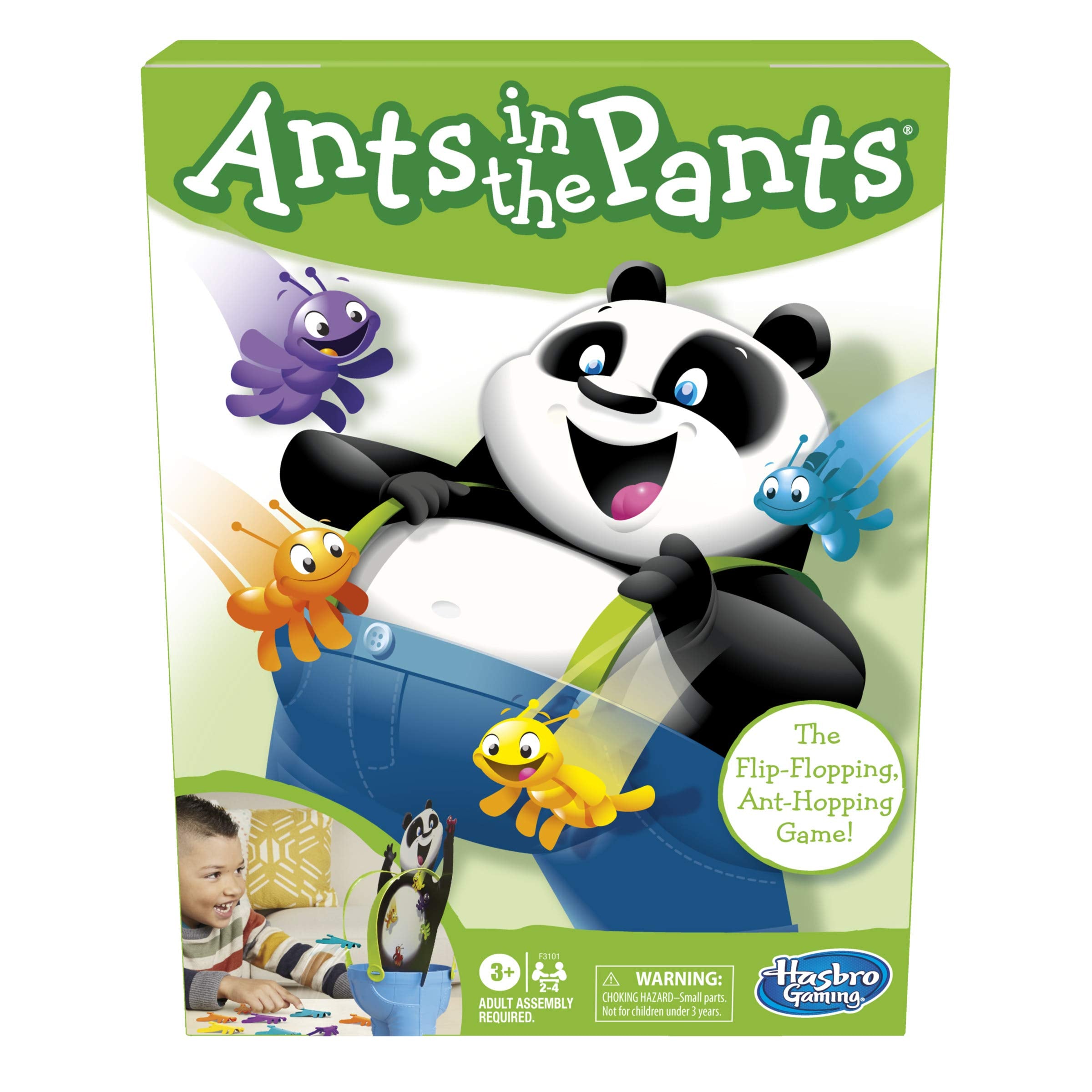 Hasbro Gaming Ants in The Pants Preschool Game for Kids Ages 3+, Fun Board Game for 2-4 Players, Easter Gifts for Boys and Girls (Amazon Exclusive)